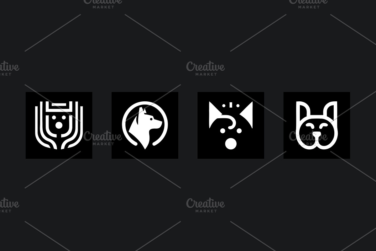 Dog Head Logo Pack, a Branding & Logo Template by Vectorium Studio (Photo 5 of 5)