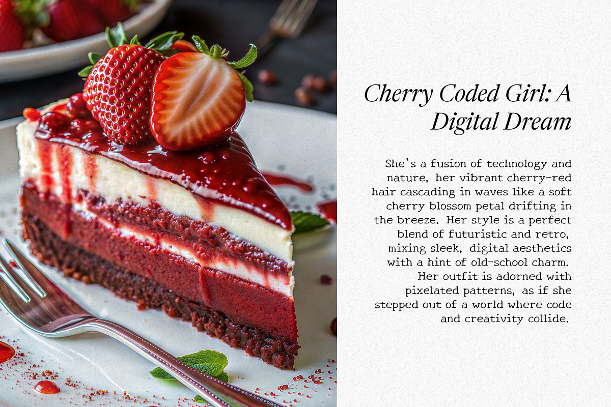 Cherry Coded Girl Aesthetic Image, a Beauty & Fashion Photo by Helospace (Photo 5 of 10)