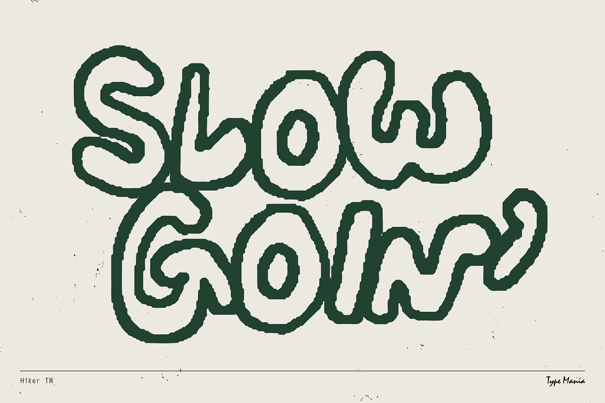 Hiker TM – Quirky Script, a Handwritten Font by Type Mania (Photo 7 of 11)