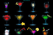 Neon Vector Coctails, an Object Graphic by Zebra-Finch (Thumbnail 6 of 8)