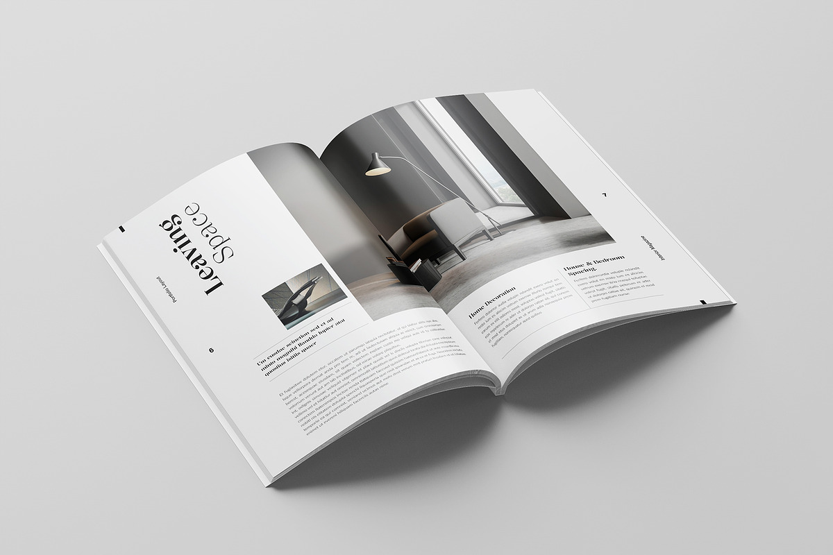 Interior Design Magazine Layout, a Magazine Template by Spark_Creative (Photo 4 of 14)