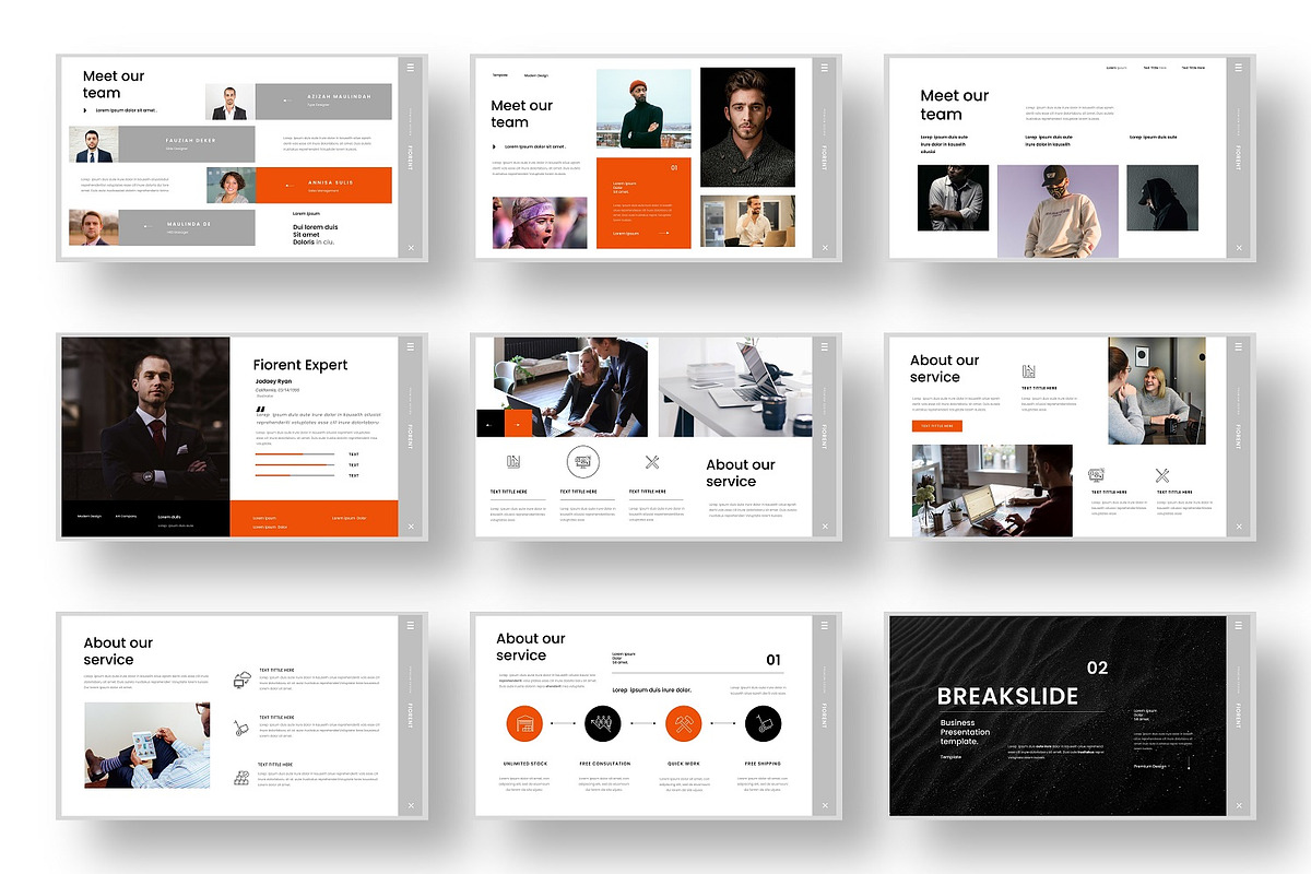 Fiorent – Business Keynote Template, a Presentation Template by Dens Creative Studio (Photo 3 of 6)
