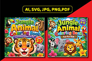 Jungle Animal Coloring Book for Kids, an Animal Illustration by Akrinity Digital (Thumbnail 6 of 6)