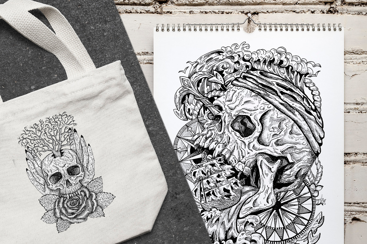 Evil skulls collection, an Illustration by Samiramay (Photo 6 of 7)