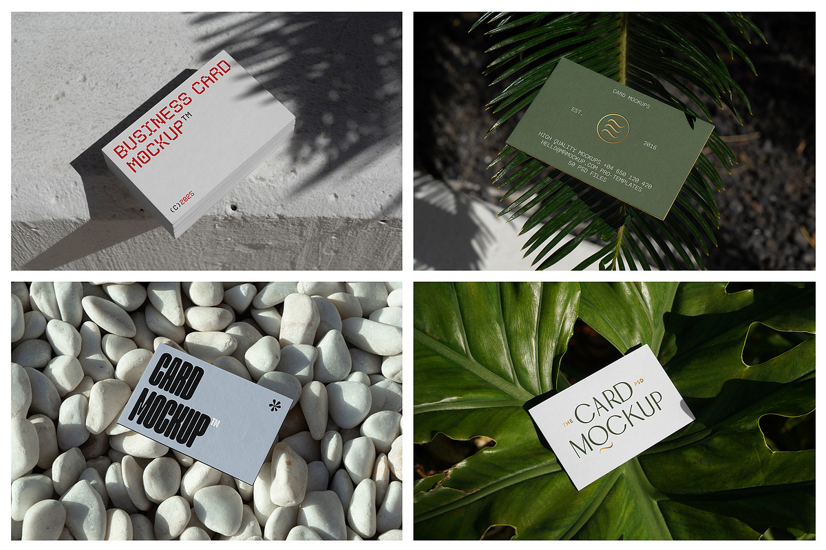 Business Card Mockups - Outdoor, an Advertising Mockup by Mr.Mockup™ (Photo 5 of 23)