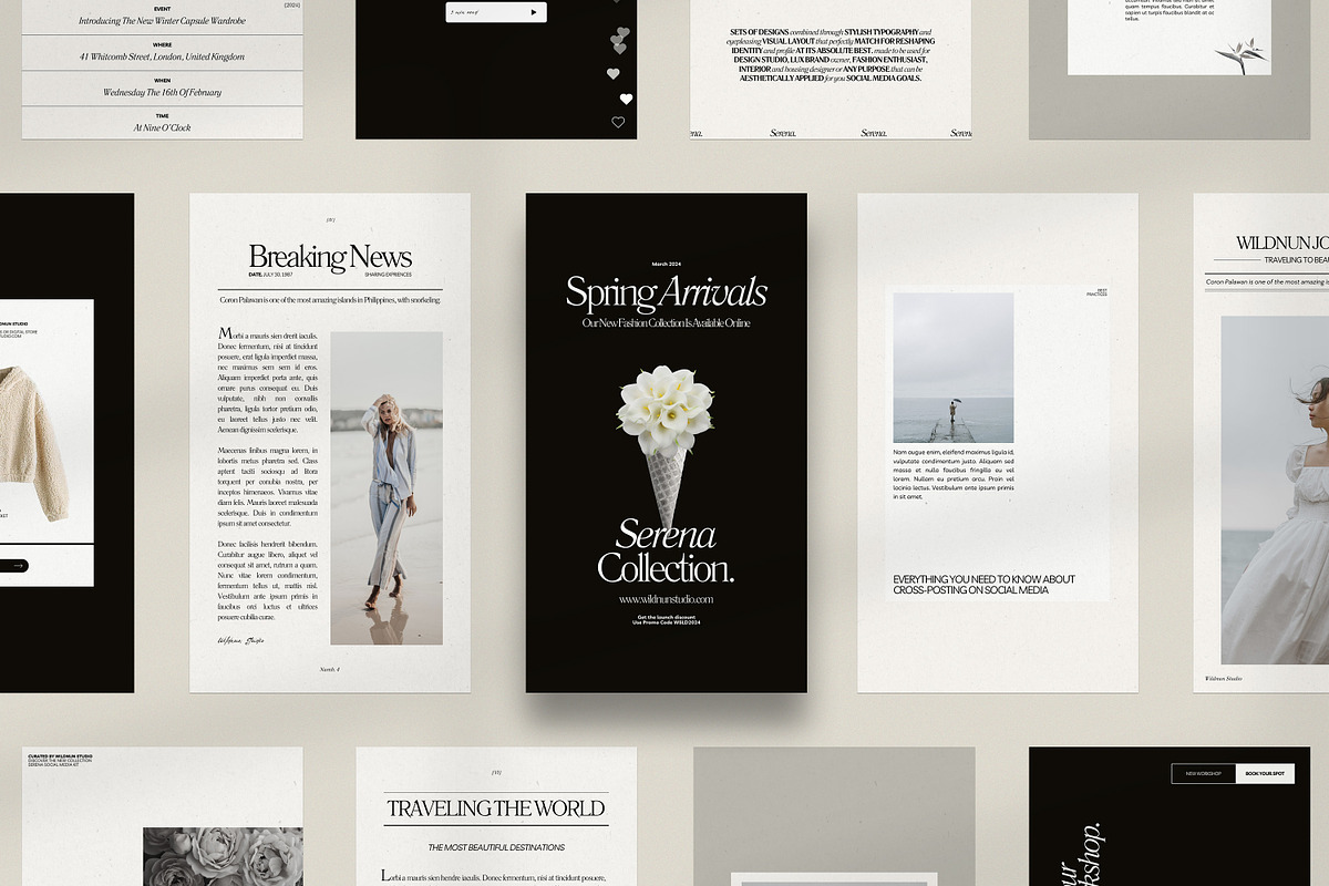 SERE / Entire Instagram Collection, a Social Media Template by Wildnun Studio (Photo 46 of 53)
