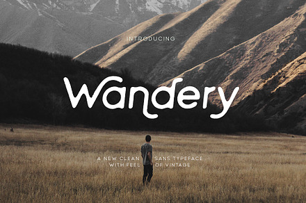 Wandery Modern x Vintage Typeface