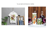 Watercolor Fruit Tree Branches Set 1, an Object Graphic by Kat's Artful Creations (Thumbnail 3 of 9)