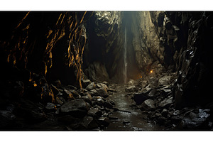 darkness horror cave ai generated, an Animal Photo by pikepicture