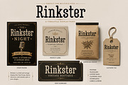 Rinkster - Vintage Serif Font, a Serif Font by Wow Magic (Thumbnail 2 of 4)