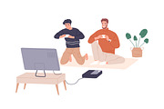 Parent - teenager relationships set, a Person Illustration by Good Studio (Thumbnail 2 of 9)