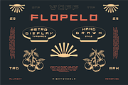 FLOPCLO - Retro Display Font, a Font by Rightwheels (Thumbnail 1 of 10)