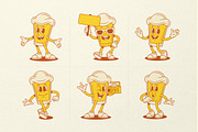Beer Glass Cartoon Mascot Character, a Food Illustration by Vasya Kobelev (Thumbnail 5 of 8)