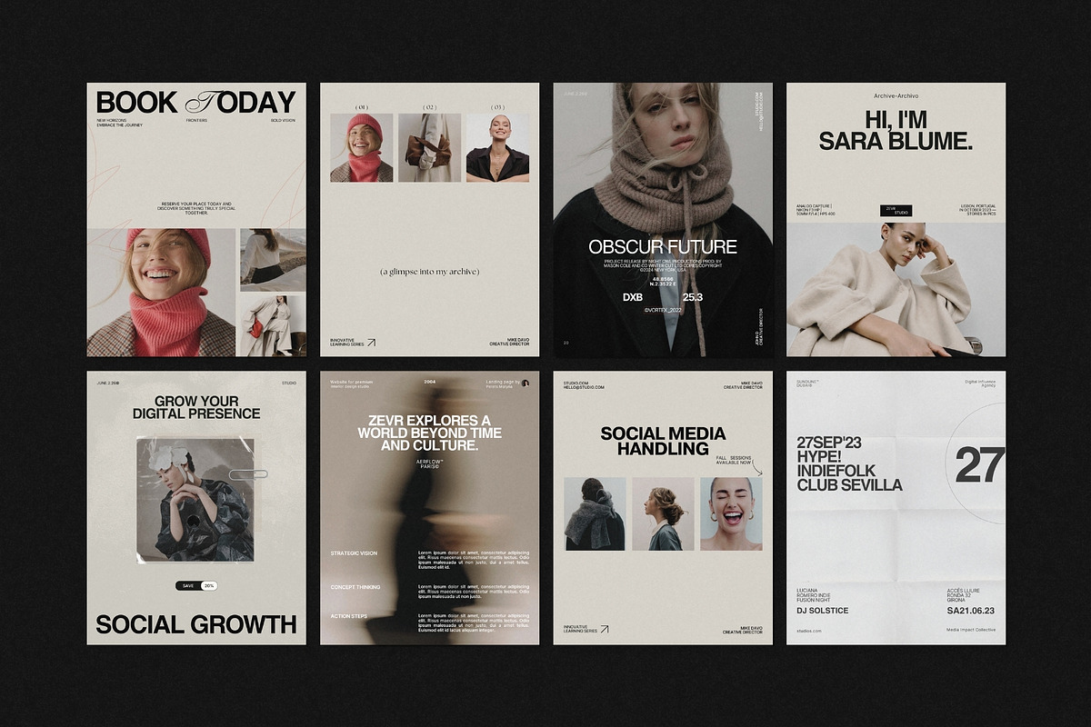 ZEVR | Social Media Kit (III), a Social Media Template by Crafted Pixel (Photo 2 of 10)