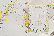 WILDER GARTEN delicate whimsy floral, a Decorative Illustration by January Bloom (Thumbnail 7 of 27)