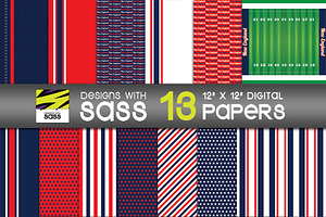 New England Football Digital Paper