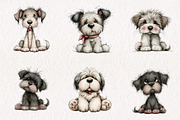 Cute Dog Breed Clipart Bundle, a Seasonal Illustration by CreationArt (Thumbnail 4 of 7)