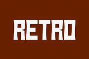 Sajocaz - Retro Font, a Sans Serif Font by Iqsiart Studio (Thumbnail 5 of 6)
