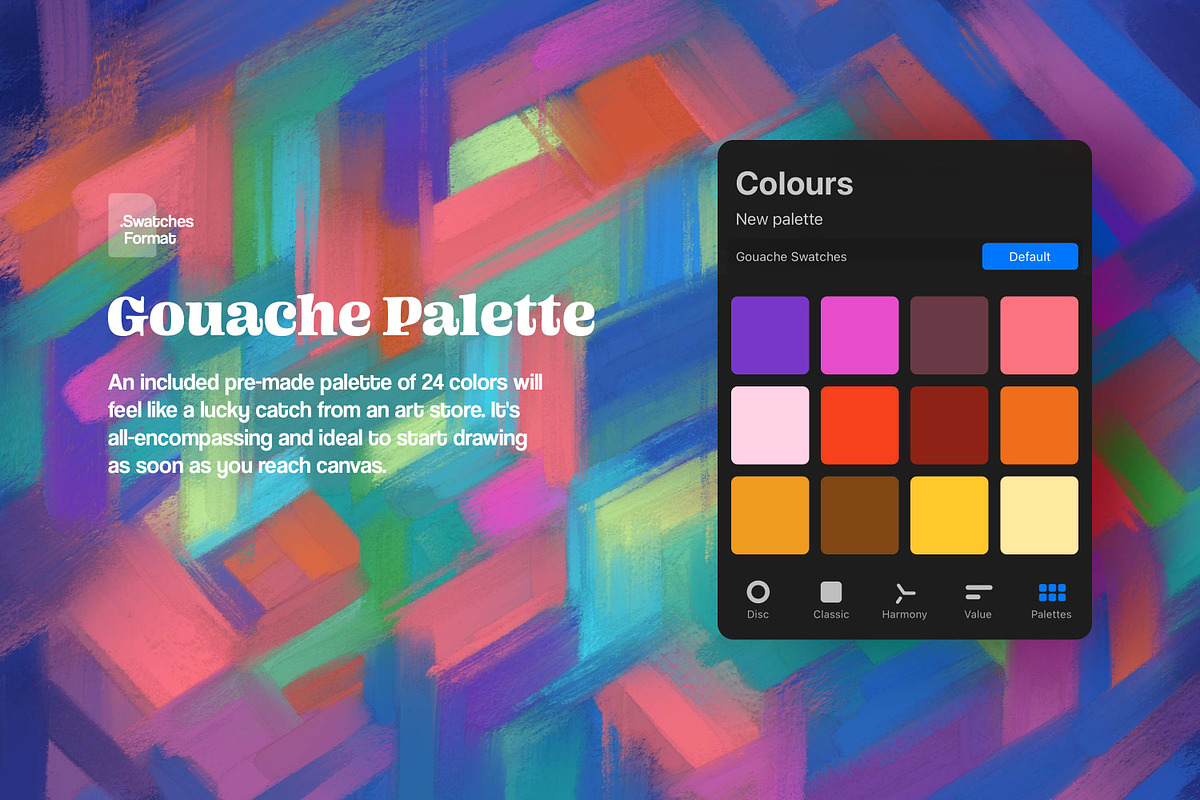 Gouache Zen Procreate Brushes, a Brush Add-On by brushapes.com (Photo 8 of 10)