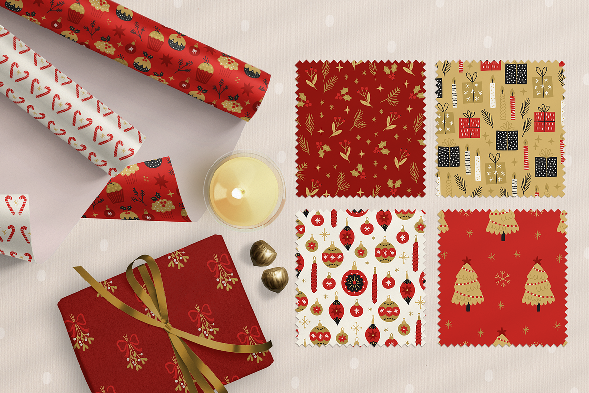 Christmas Party Kit, a Seasonal Illustration by miumiu (Photo 4 of 15)