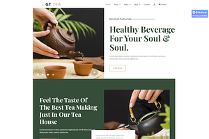 GT Tea - Tea Shop WordPress Theme