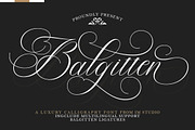 Balgitten Script, a Script Font by IM Studio (Thumbnail 1 of 8)
