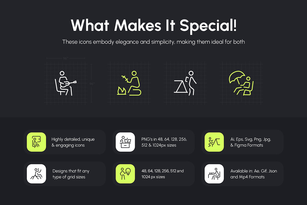 Fitness Icons Bundle, an Outline Icon by Prosymbols (Photo 2 of 10)