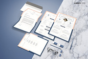 Creative CV Resume Template + icons, a Resume Template by HIRED Design Studio (Thumbnail 4 of 12)