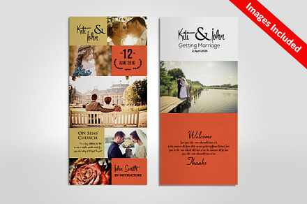 Wedding Rack Card Templates, a Card Template by Business Flyers