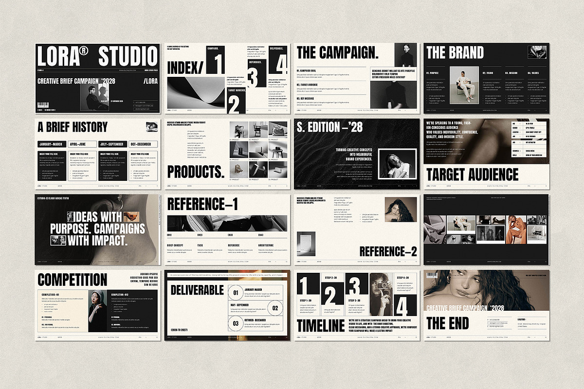 Creative Brief Campaign Presentation, a Presentation Template by Olion Lora (Photo 11 of 11)