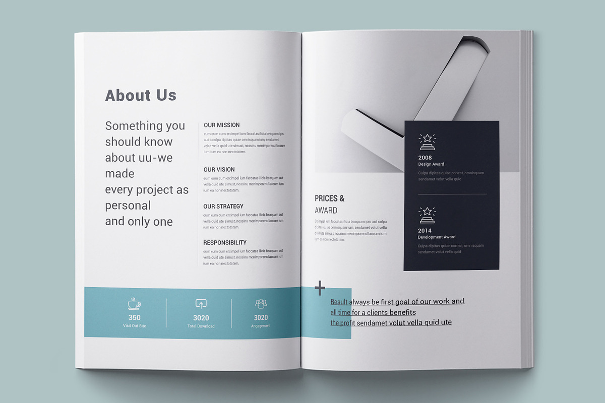 Business Proposal Template, Canva, a Brochure Template by DesVert (Photo 3 of 10)