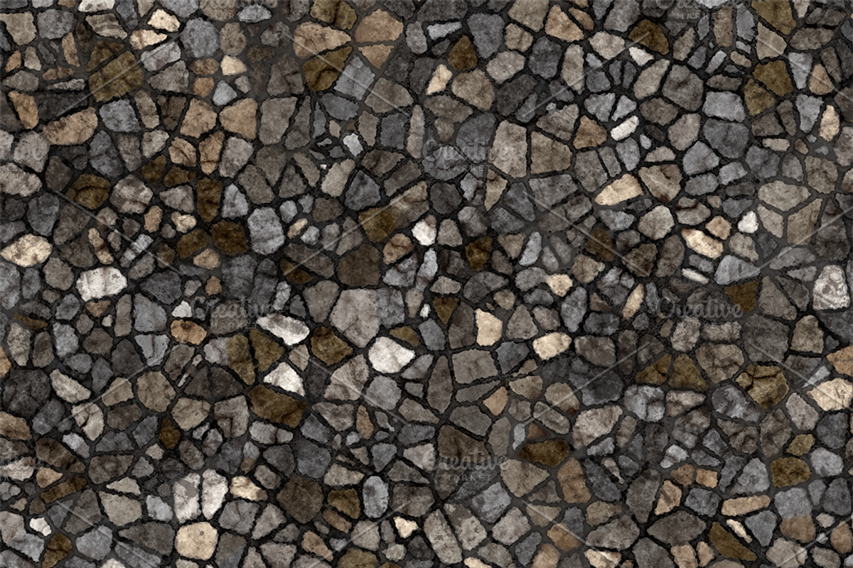 Cobblestone Texture Pack (Tileable), a Texture Graphic by Fiat Lux (Photo 2 of 6)