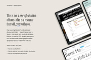 The Type Toolkit | Font Library, a Branding & Logo Template by Willow & White Studio (Thumbnail 6 of 6)