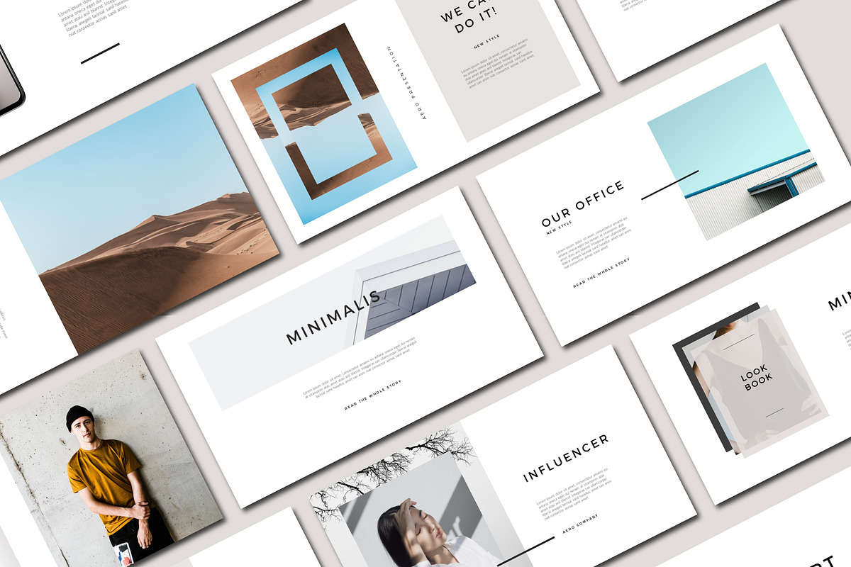Aero - Keynote Template, a Presentation Template by Collaborg Studio (Photo 1 of 6)