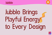 Jubble Thin, a Sans Serif Font by Zafiratype (Thumbnail 4 of 8)