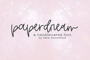 Paperdream Script Font