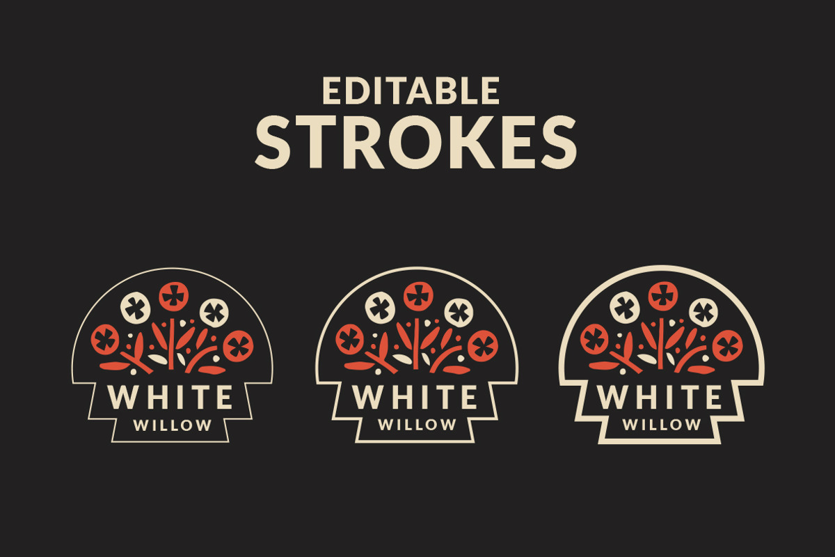 Abstract Linocut Badge Builder, a Branding & Logo Template by ClayStudio (Photo 3 of 12)