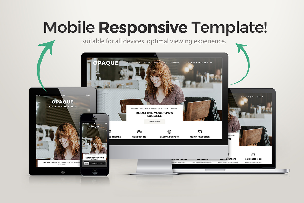 Opaque WordPress Theme, a WordPress Template by KOBA themes (Photo 3 of 5)