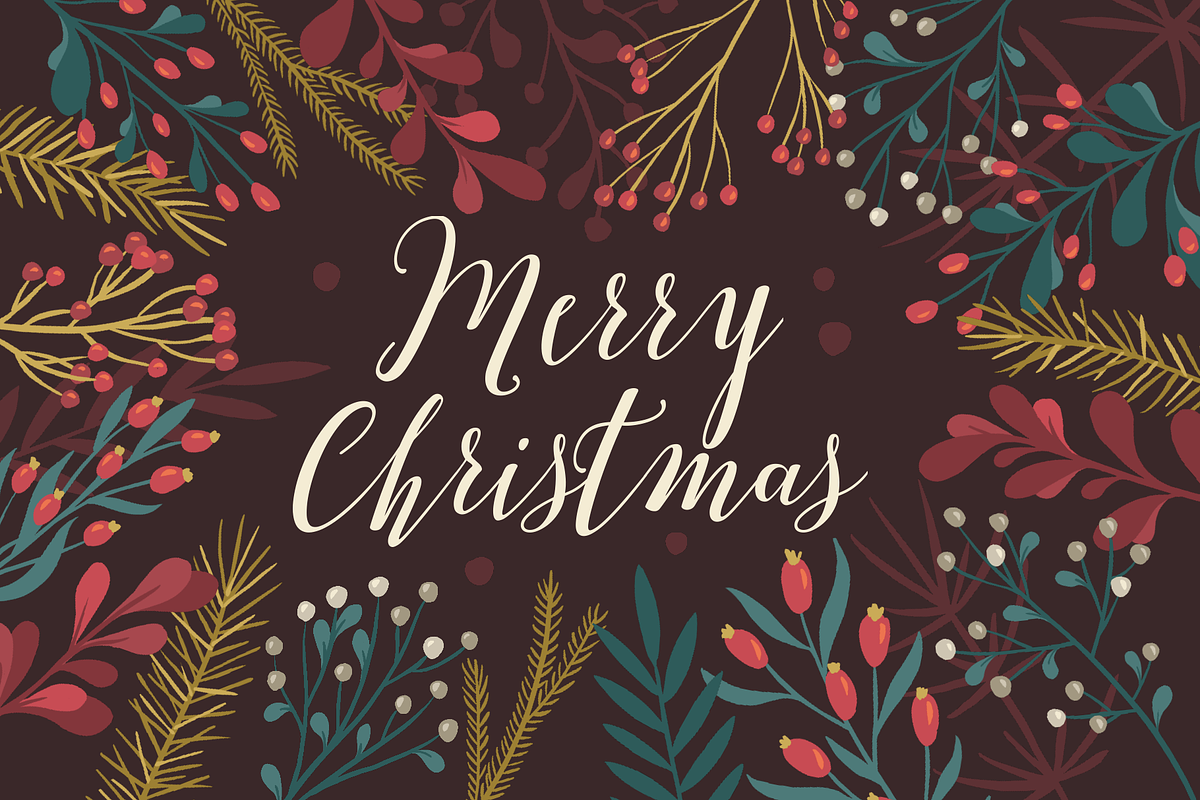Christmas Holiday Clipart, a Decorative Illustration by belight (Photo 2 of 2)