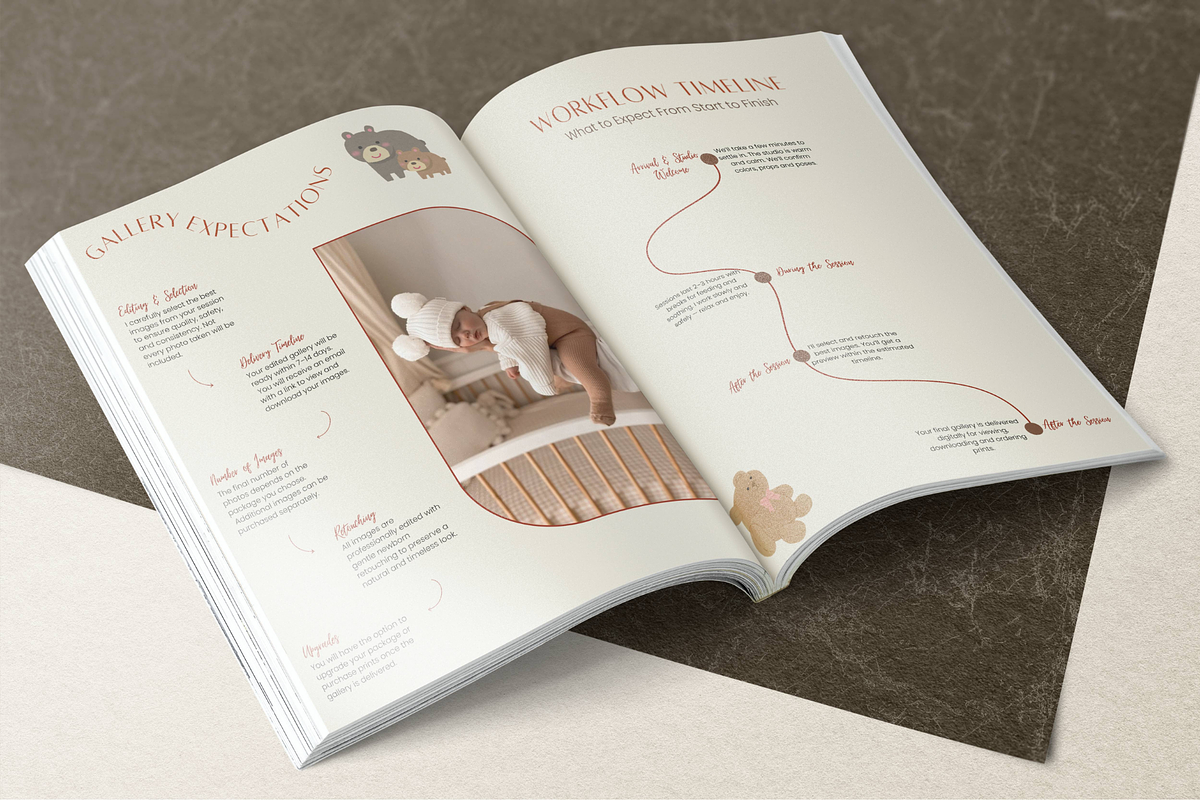 Newborn Photography Client Bundle, a Print Template by Prodesign (Photo 2 of 6)
