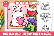 Bold Easy Valentine's Day, a Seasonal Illustration by Ink Gallery (Thumbnail 1 of 9)