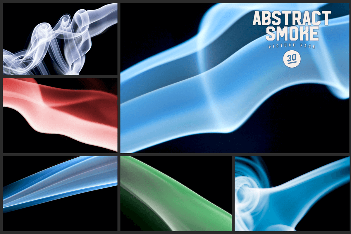 Abstract Smoke Photo Pack, a Brushes & More by Ultrashock (Photo 2 of 6)