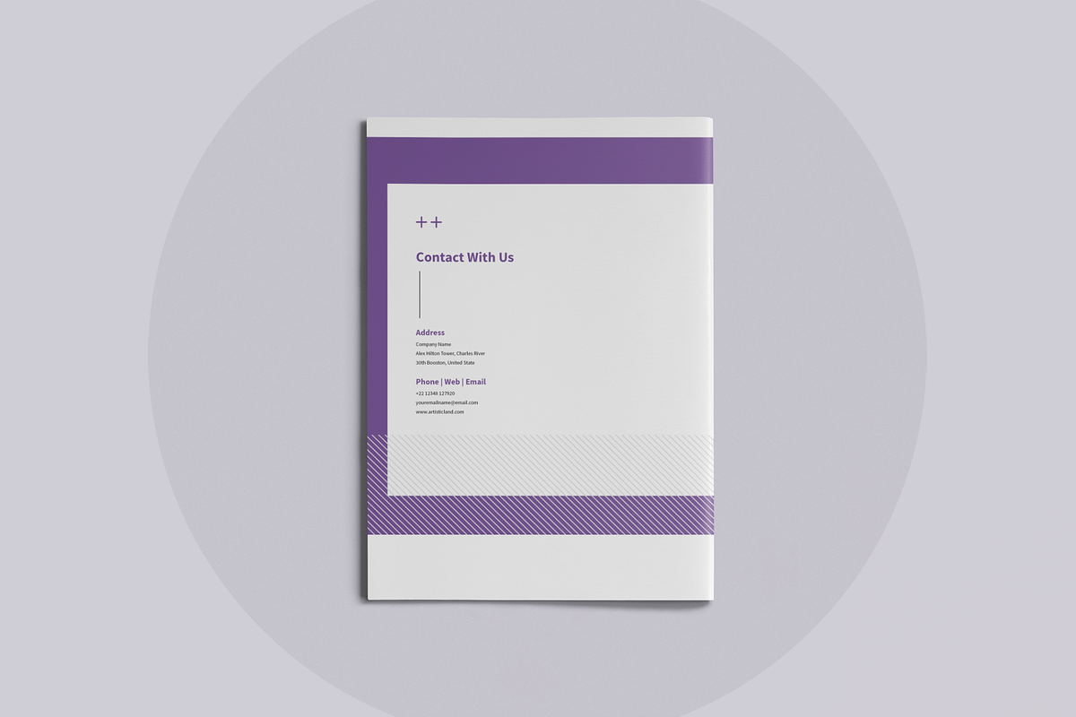 Proposal | Canva, Word, PPTX, PSD, a Brochure Template by ArtisticLand (Photo 9 of 9)