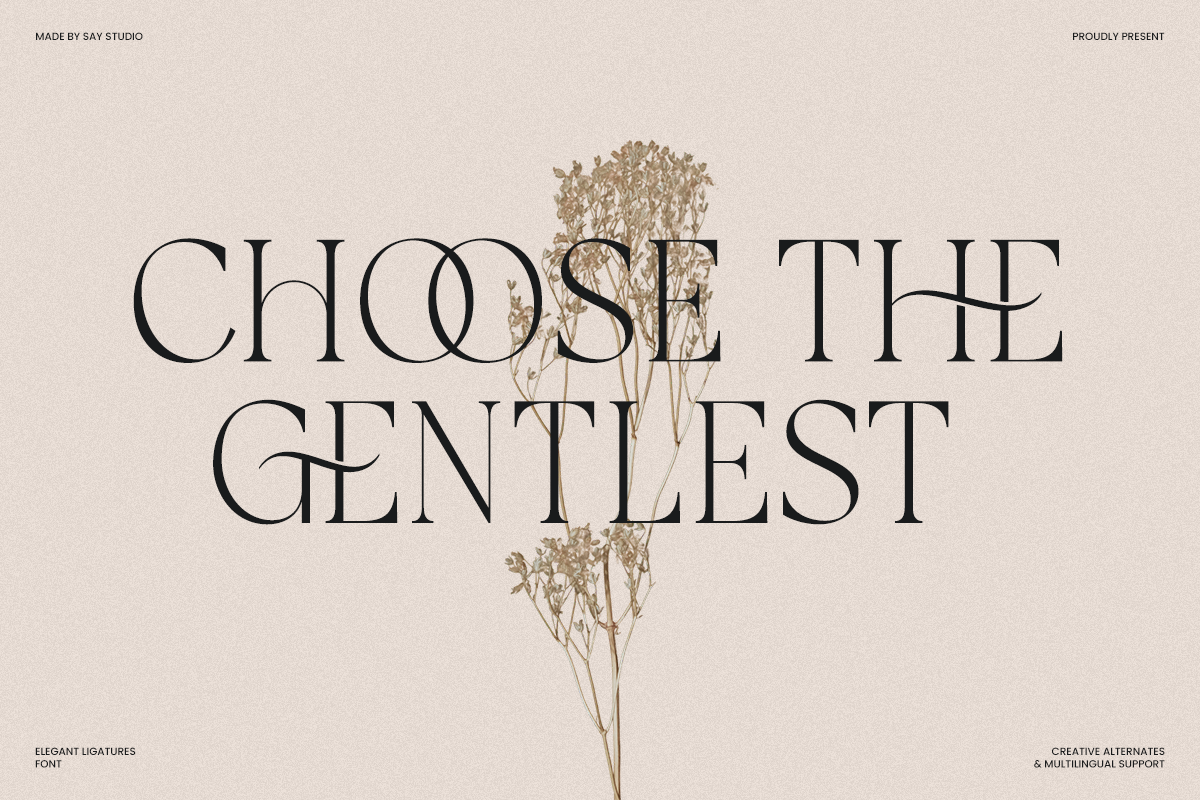 Luxury Ligature Serif Font - Galvore, a Serif Font by Say Studio (Photo 8 of 10)