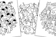 Coloring Pages Mega Collection, an Animal Illustration by Gulnara Sabirova (Thumbnail 8 of 13)