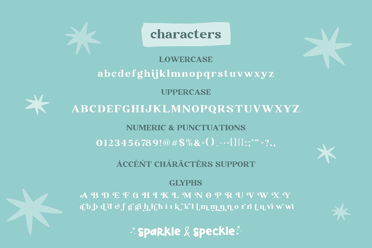 Bohemian Whispers Serif Font, a Serif Font by Sparkle & Speckle (Photo 7 of 7)