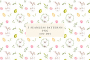 Watercolor Easter bunny, a Seasonal Illustration by LeriaArt watercolor (Thumbnail 12 of 13)