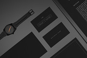8 Minimal Black Stationary Mockups, a Print Template by S48 Mockups (Thumbnail 3 of 4)