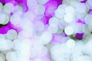 White purple bokeh