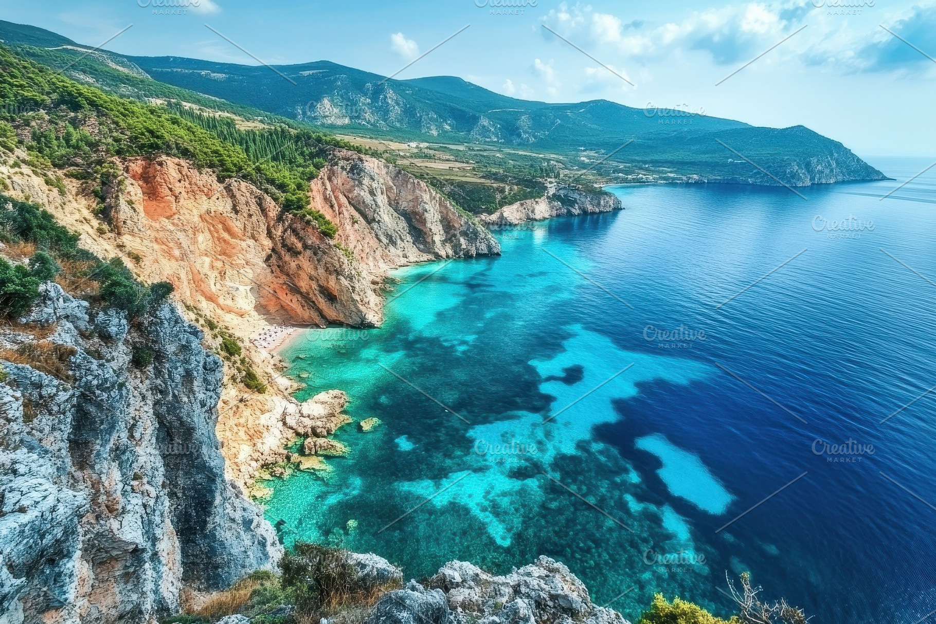 Breathtaking view of the coastline a, a Photo by Iftikhar Alam
